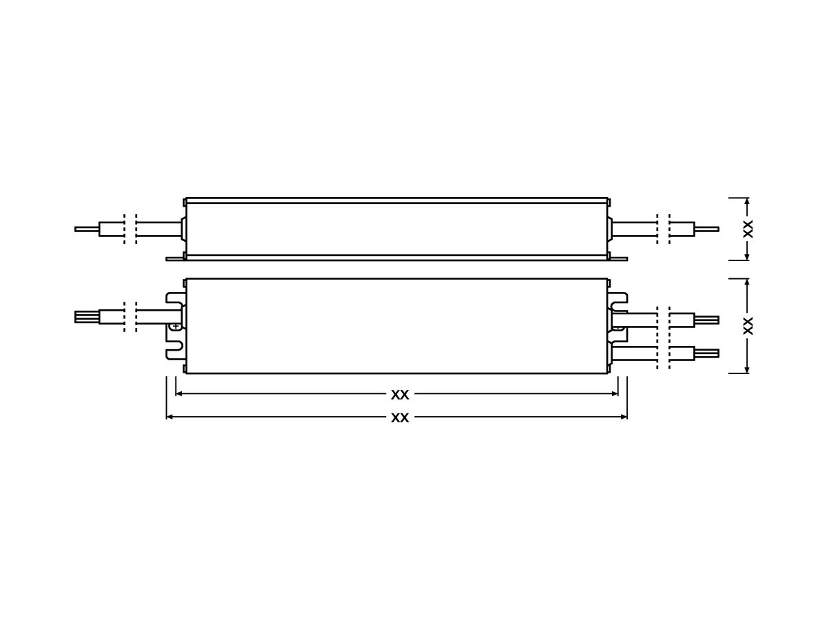 LED-Konverter OT 100/220…240/24 DIM P 100W 24VDC 240×50×34mm IP66