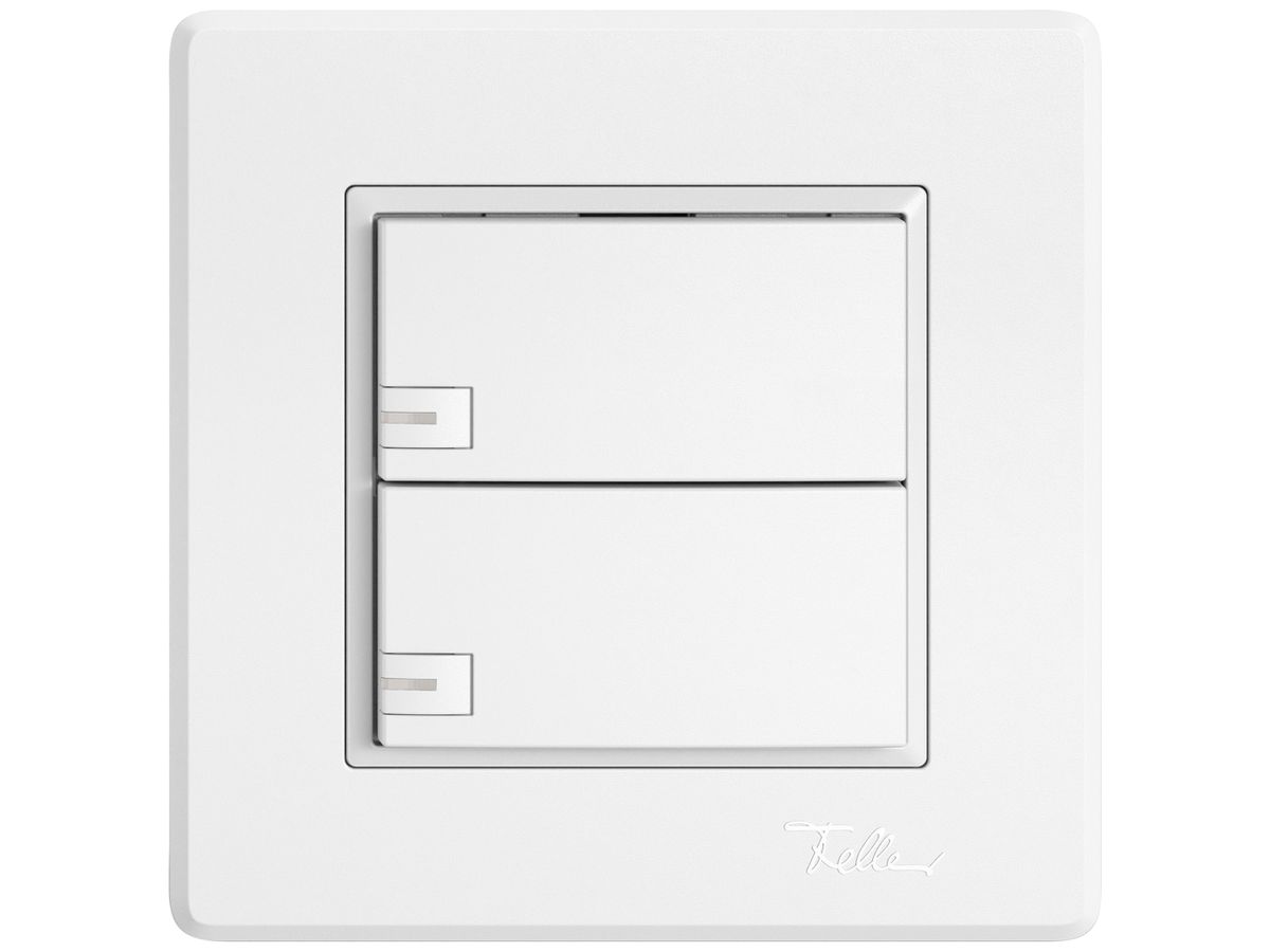 UP-KNX-Taster RGB EDIZIO.liv SNAPFIX® Temperaturfüh.RGB-LED 2×T 1-Tbed.ws