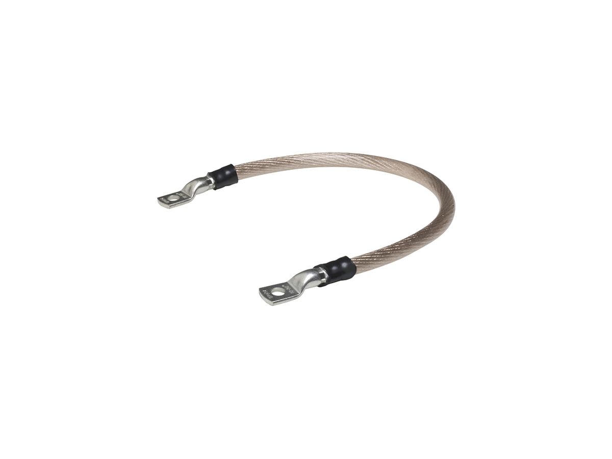 Flexibler Verbinder Flury PA 36 Cu, 50mm² rund, Kabelschuh Ø10.5mm, L=1000mm