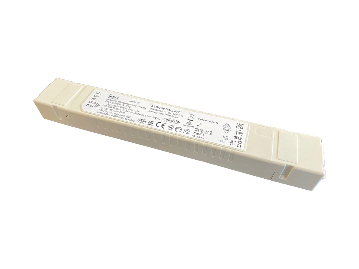 LED-Betriebsgerät Elektrogros ATON 38 DALI NFC 5…38W 10…54V 150…1050mA