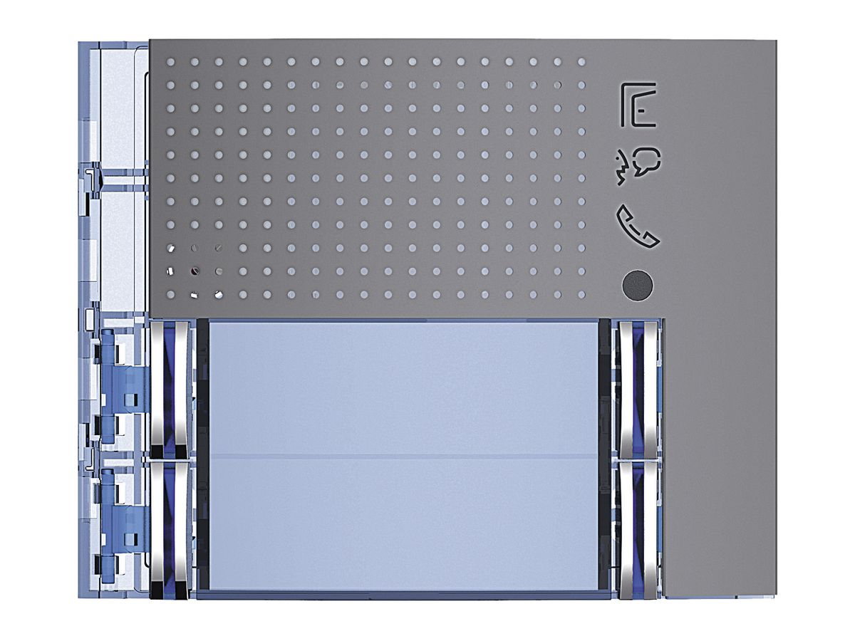 Frontblende für Tür-L-S-Modul Sfera mit 2+2 Ruftasten graphitgrau