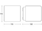 LED-Wandleuchte Steinel L 830 C 9.1W 493lm 830 IP44 anthrazit