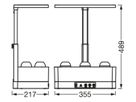 LED-Tischleuchte LDV INDOOR GARDEN KIT 24W 1670lm 3600K schwarz