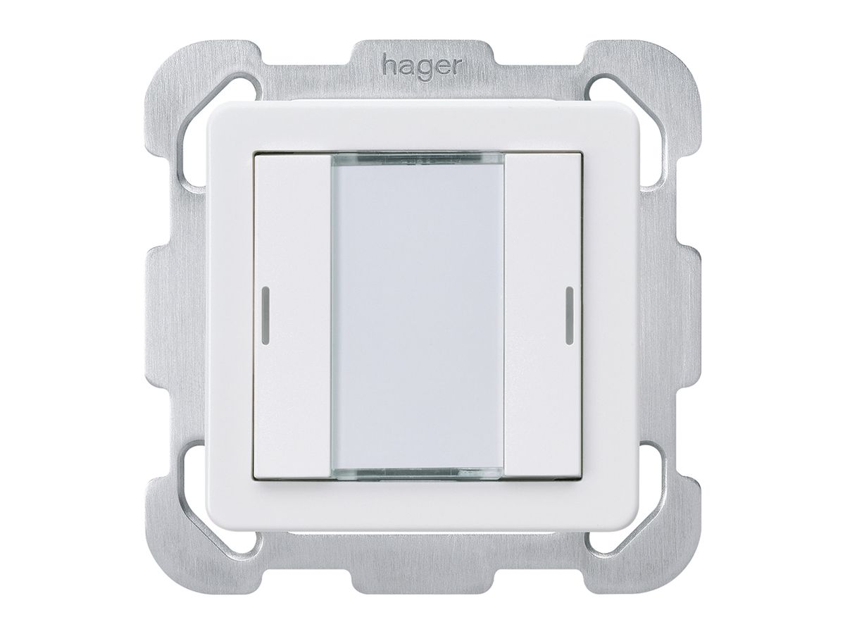 UP-Taster Hager basico B KNX 2-fach LED weiss