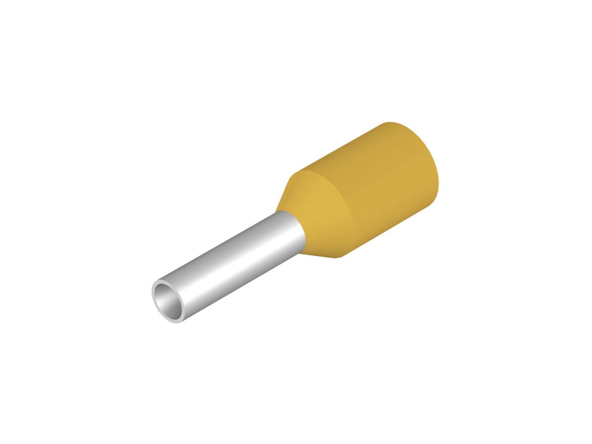 Aderendhülse Weidmüller H isoliert 1mm² 6mm gelb Mehrfachbeutel