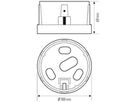 Bodenplatte ESYLUX ALVA BL 700/100 BASE PLATE anthrazit