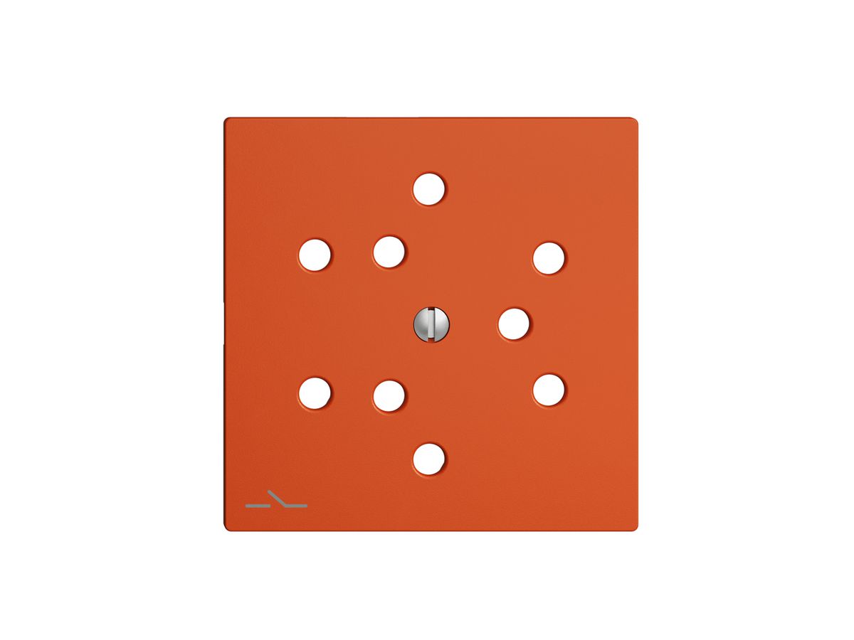 Frontplatte EDIZIOdue 3×T12 1×S orange