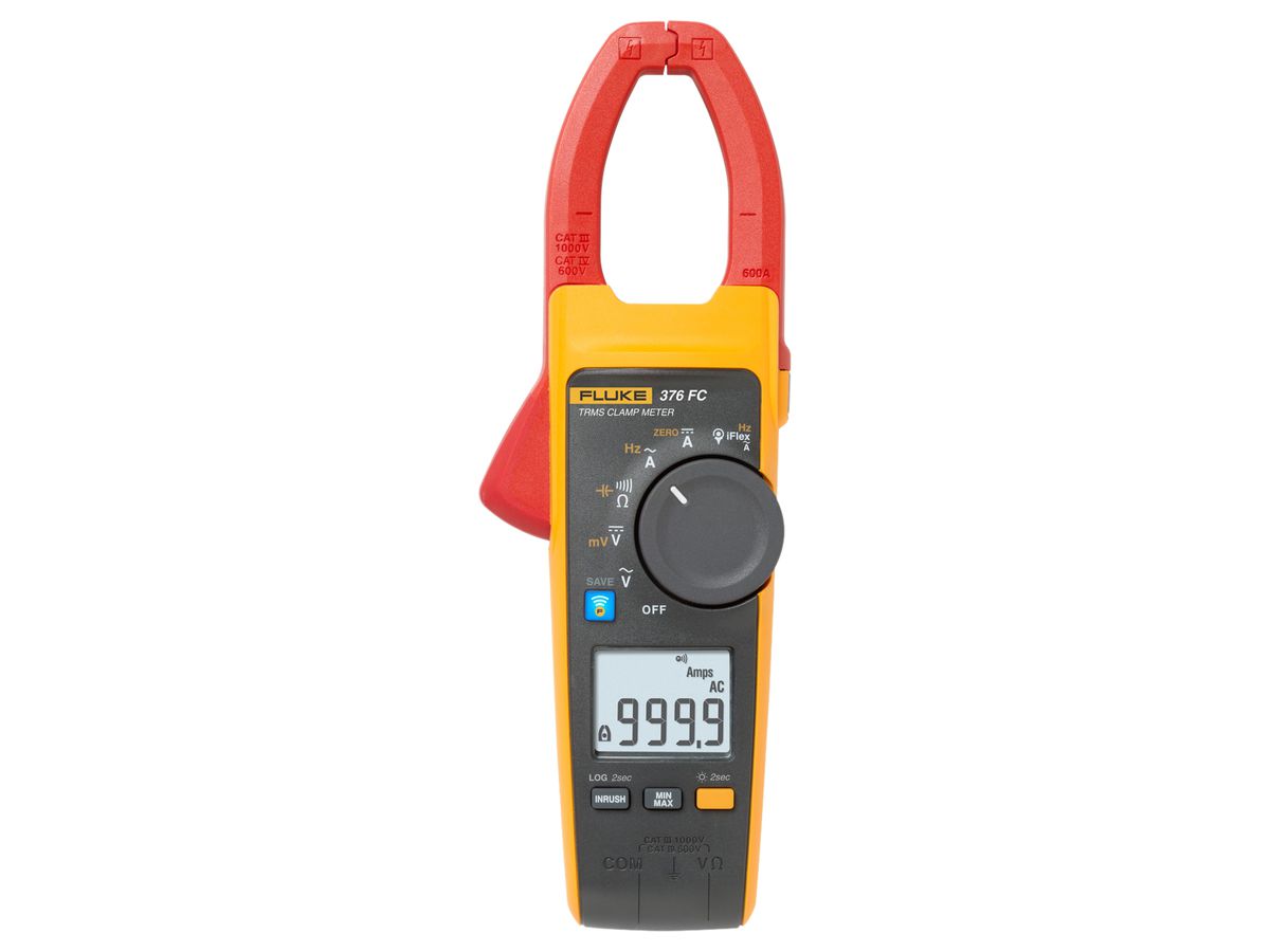 Stromzange Fluke TRMS 376FC AC/DC Wifi BT4.0