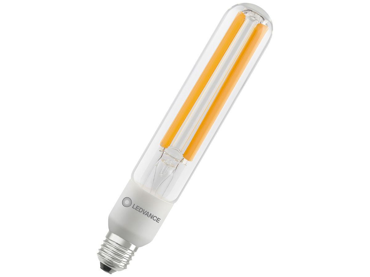 LED-Lampe LEDVANCE NAV E27 23W 2500lm 1800K Ø38×210mm klar amber