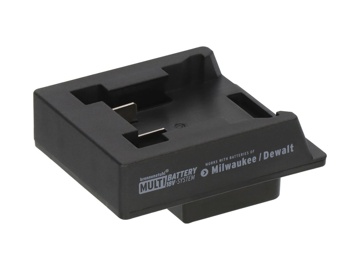 Akku-Adapter Brennenstuhl für Akku Milwaukee/Dewalt Multi Battery 18V