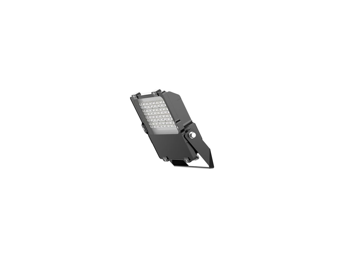 LED-Strahler DOTLUX LENSplus 100W 12995lm 3000K IP66 120° 335×287mm schwarz