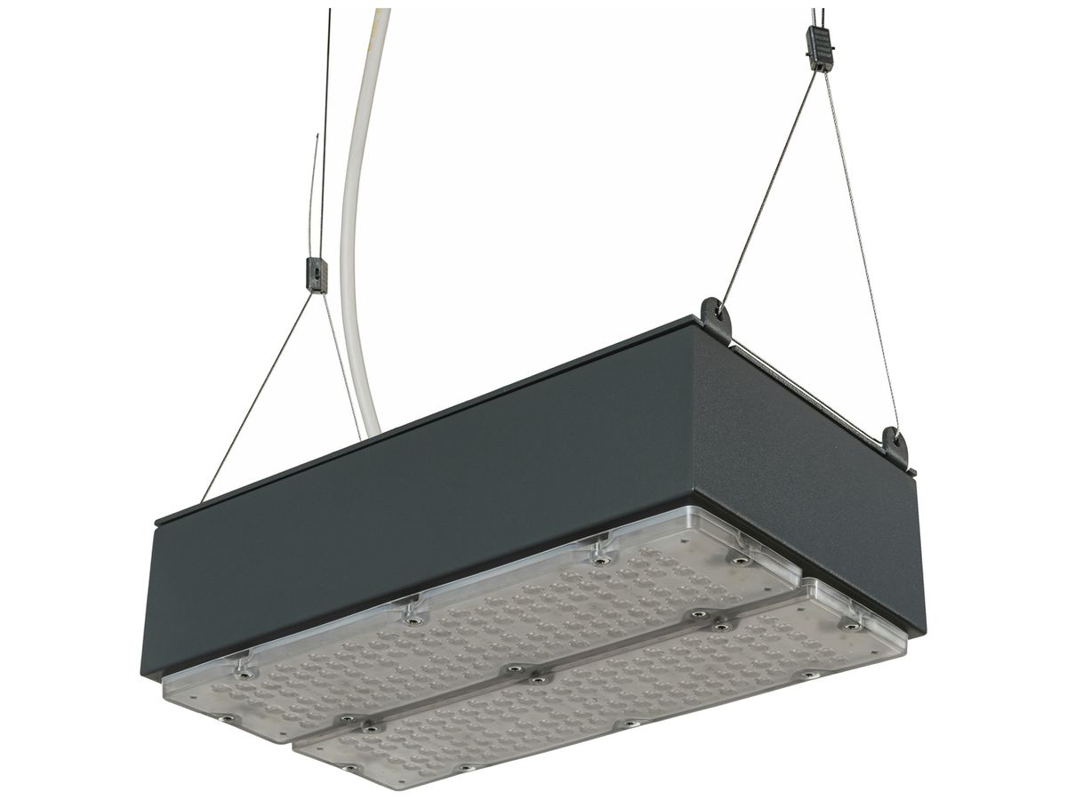 LED-Hallenstrahler Sylvania KubiXx AISLE 54W 9400lm 840 IP65 DALI 330×190