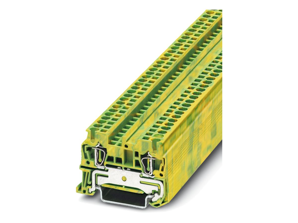 Schutzleiterklemme 0.08…4mm² Zugfederanschluss grün-gelb