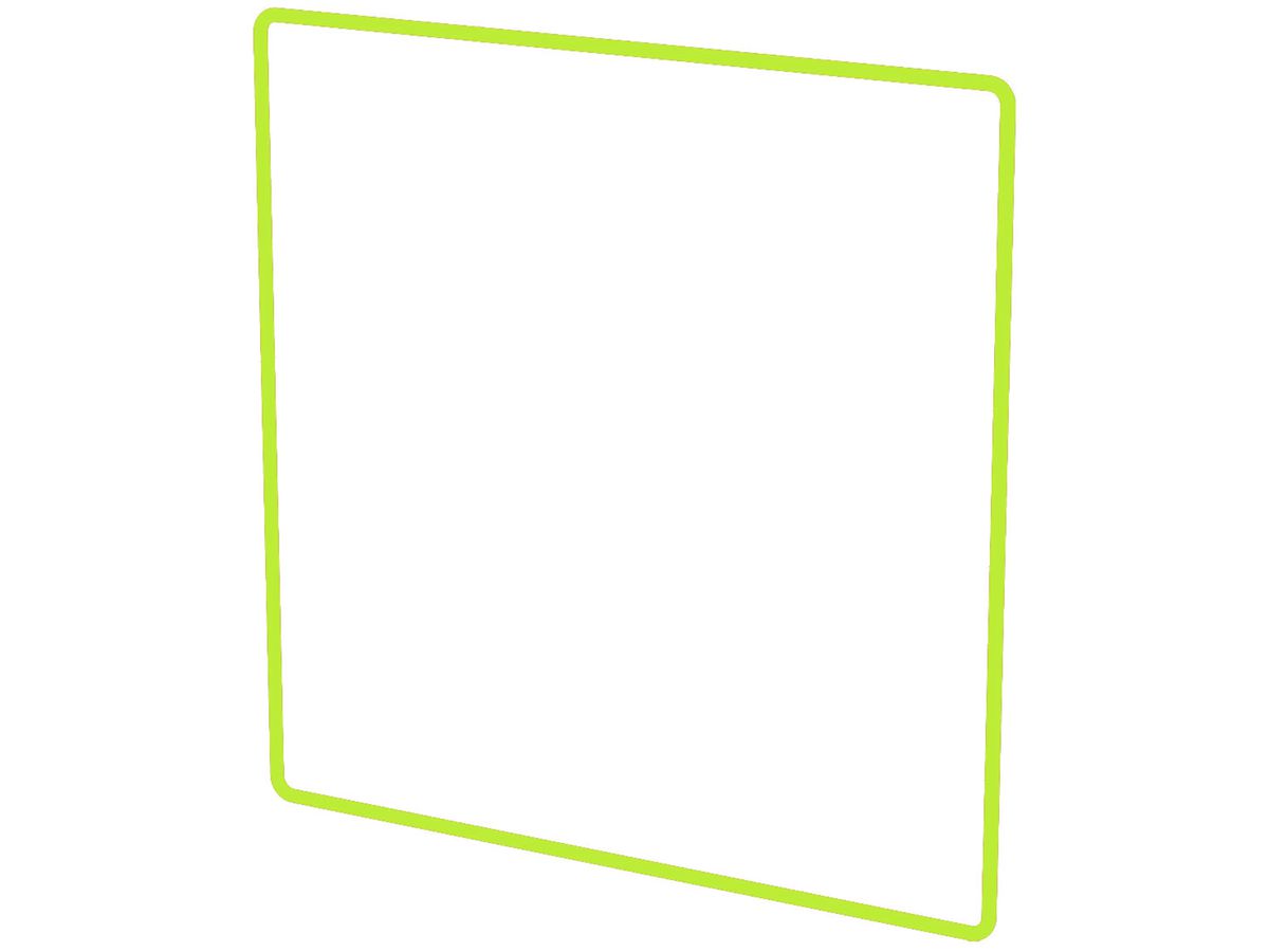 Designprofil MH priamos, Gr.3×3, gelb/grün fluoreszierend
