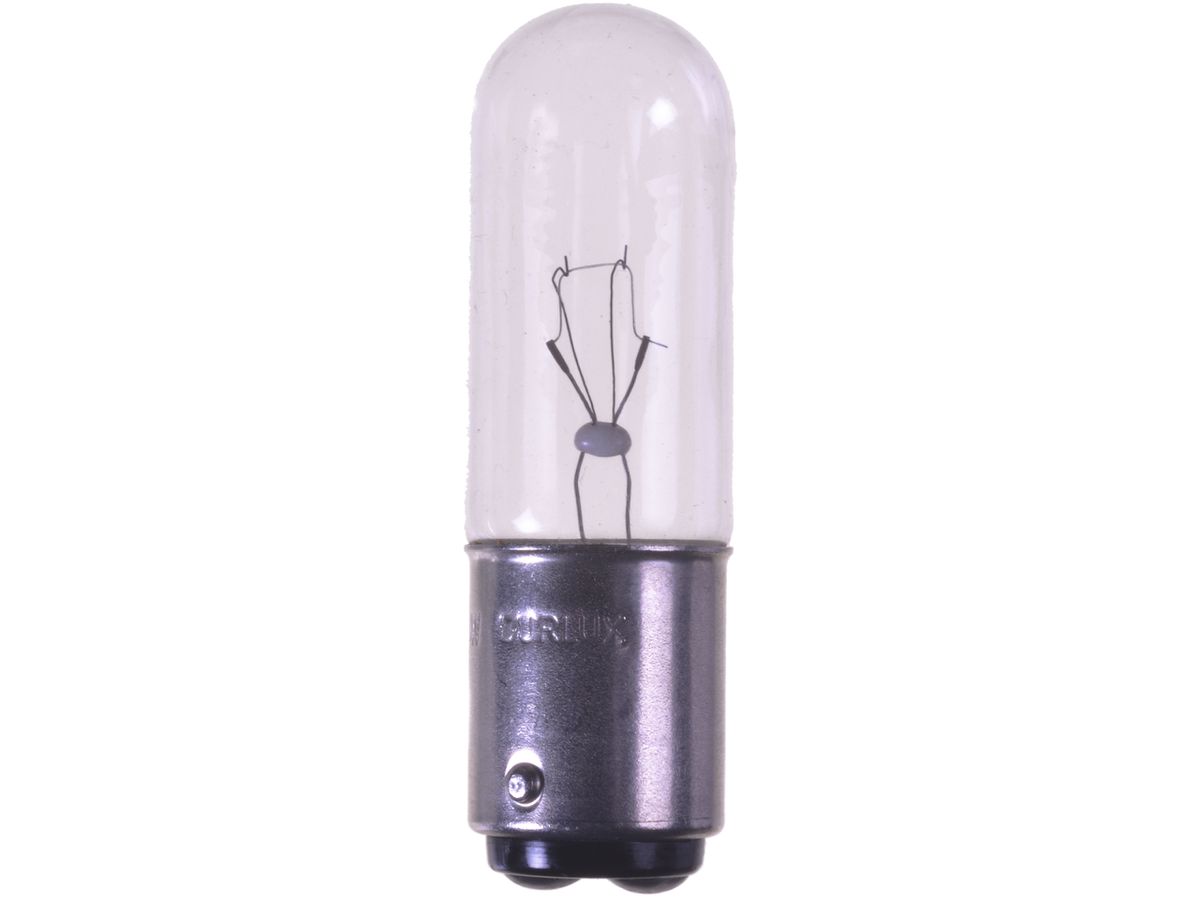 Signal-Glühlampe DURLUX BA15d 24V 10W Ø15×54mm