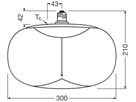LED-Lampe Osram Vintage 1906 E27 12W 350lm 818 DIM Ø300×210mm Rauch