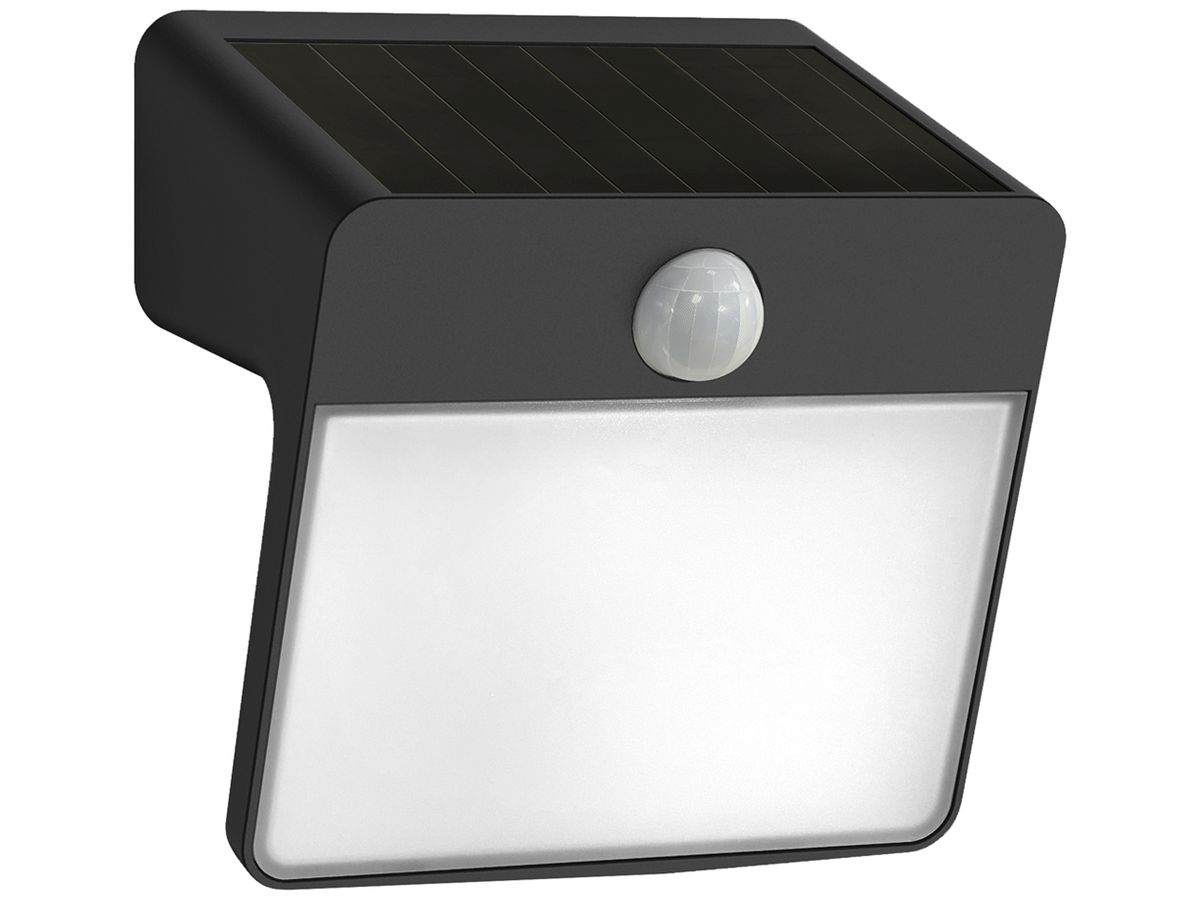 LED-Wandleuchte Philips Yarixa Solar IR SEN 2.2W 250lm 827 IP44 schwarz