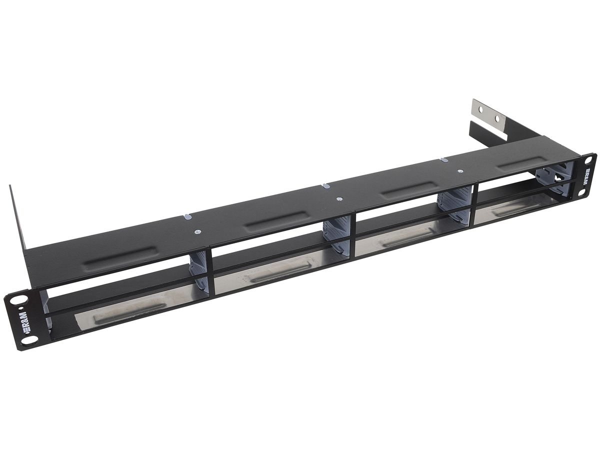 Rangierfeld-Leergehäuse Netscale 48, 1HE, schwarz