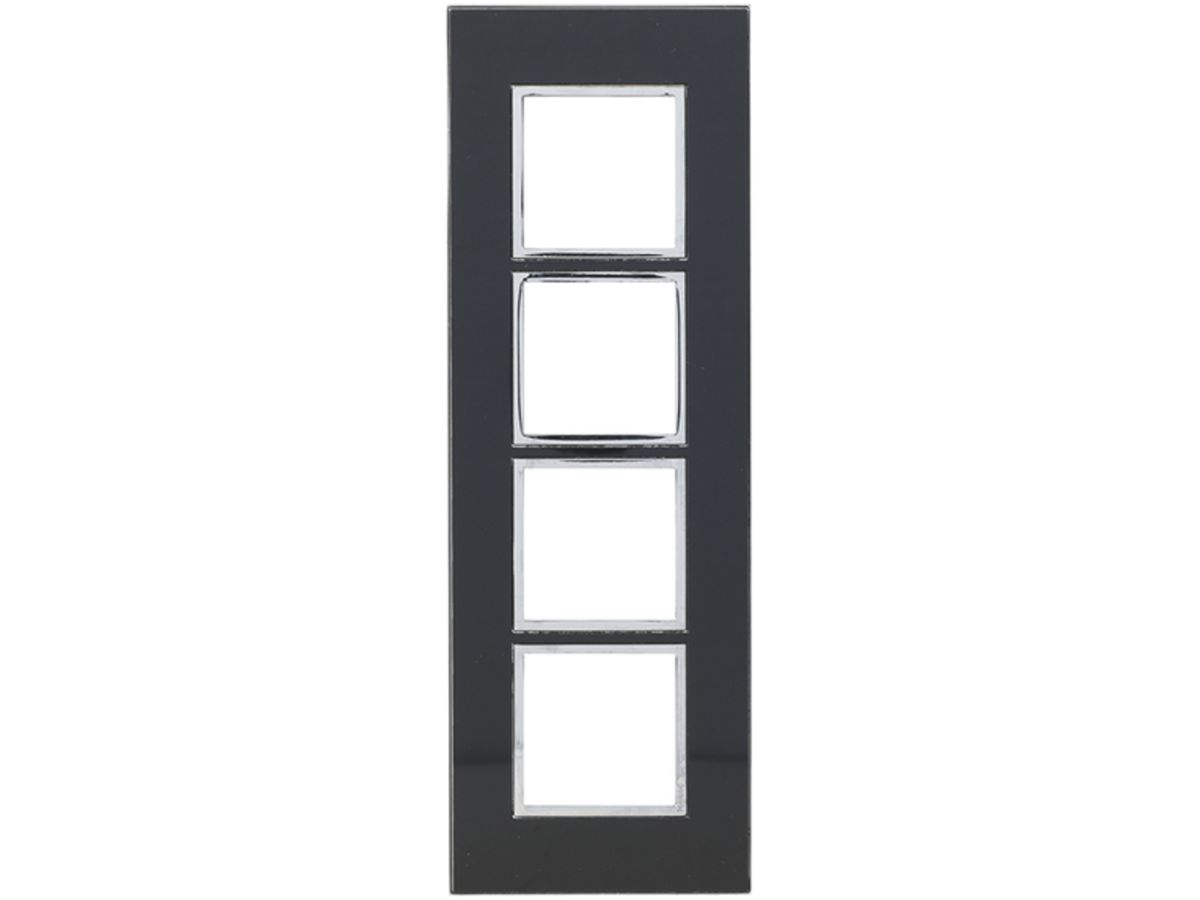 UP-Kopfzeile Legrand Arteor 4×1, vertikal, mirror black