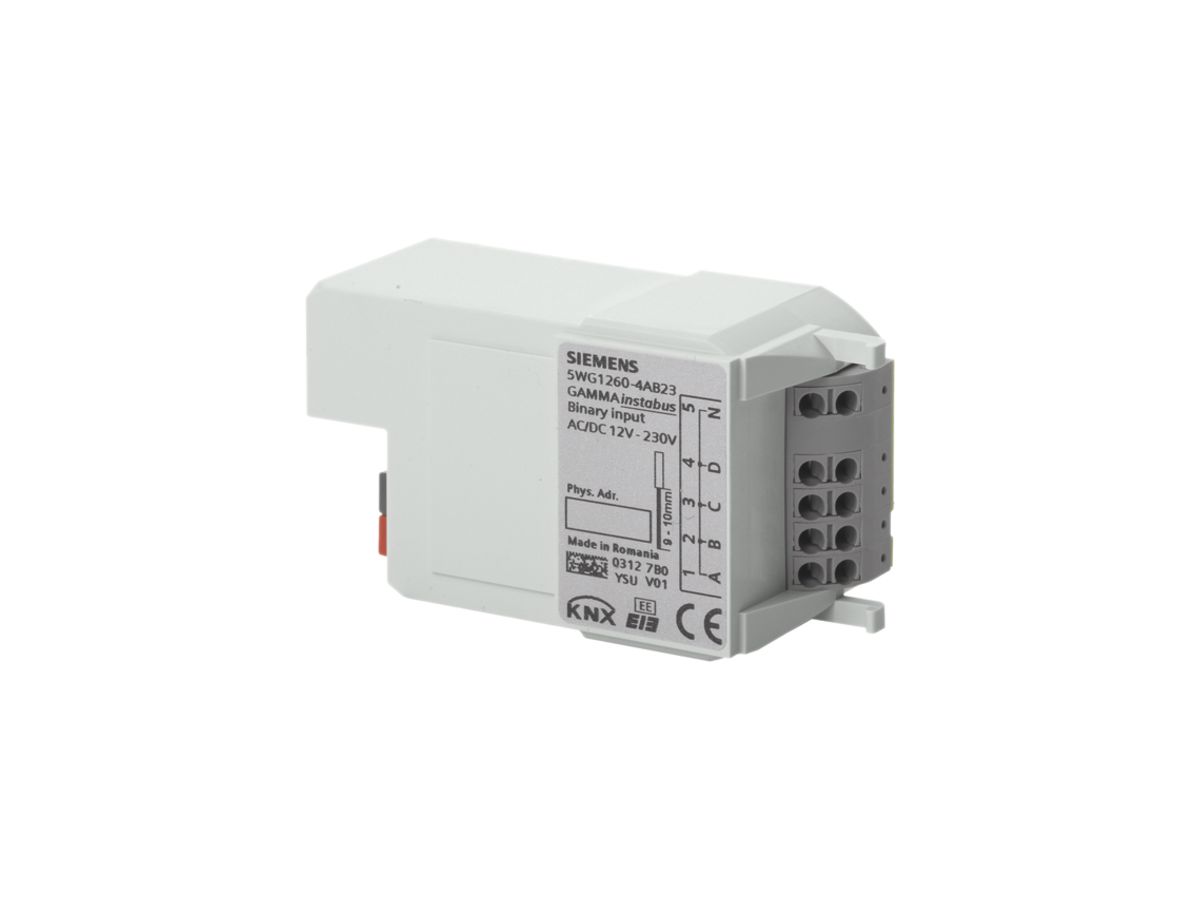 Binäreingang KNX Siemens RL260/23 4-fach 12…230VUC