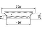 T-Abgang BET RAA 60×500mm Stahl bandverzinkt