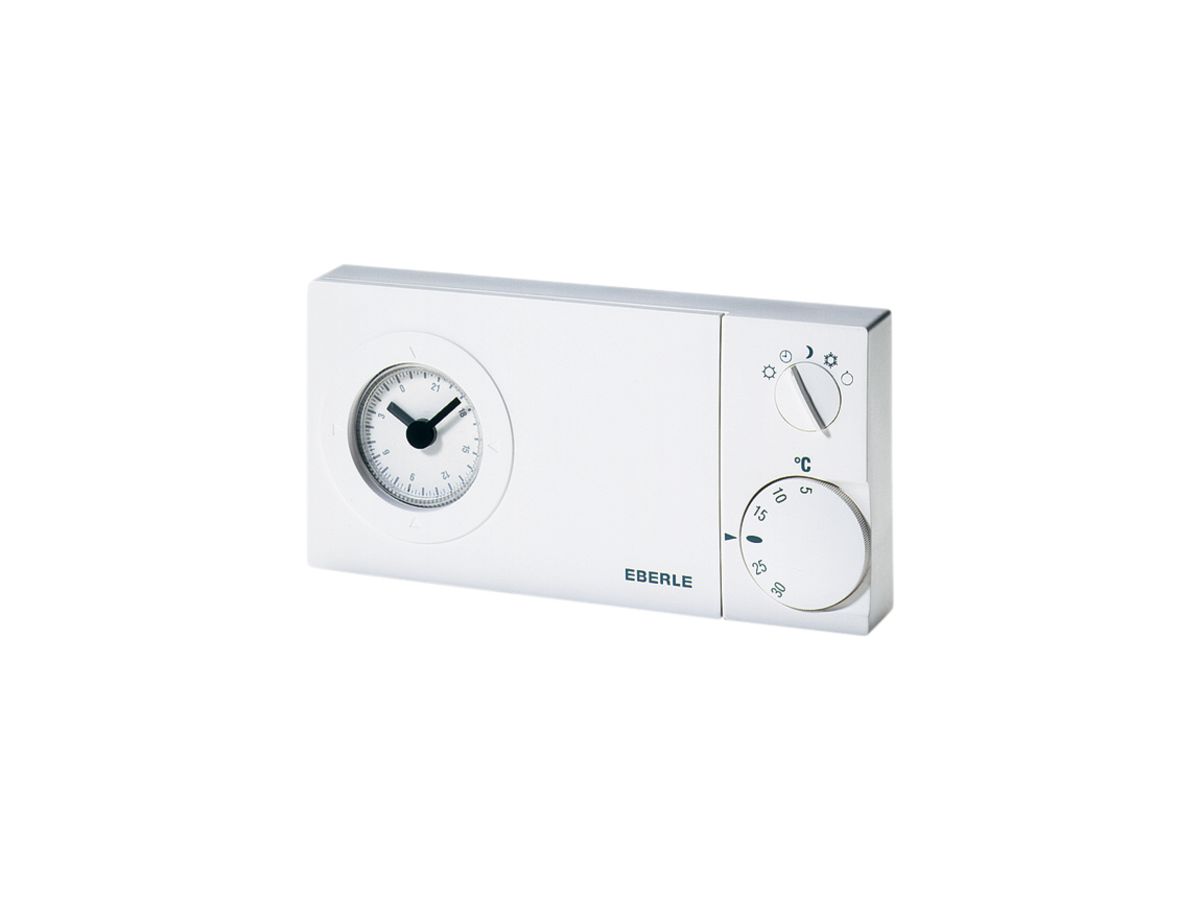 Uhrenthermostat Eberle Easy 2W weiss