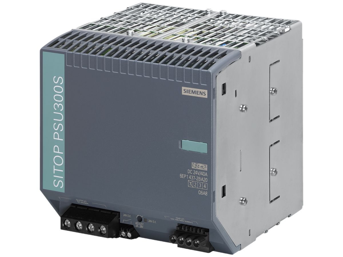 Stromversorgung Siemens SITOP PSU300S, IN:400…500VAC (3L), OUT:24VDC/40A