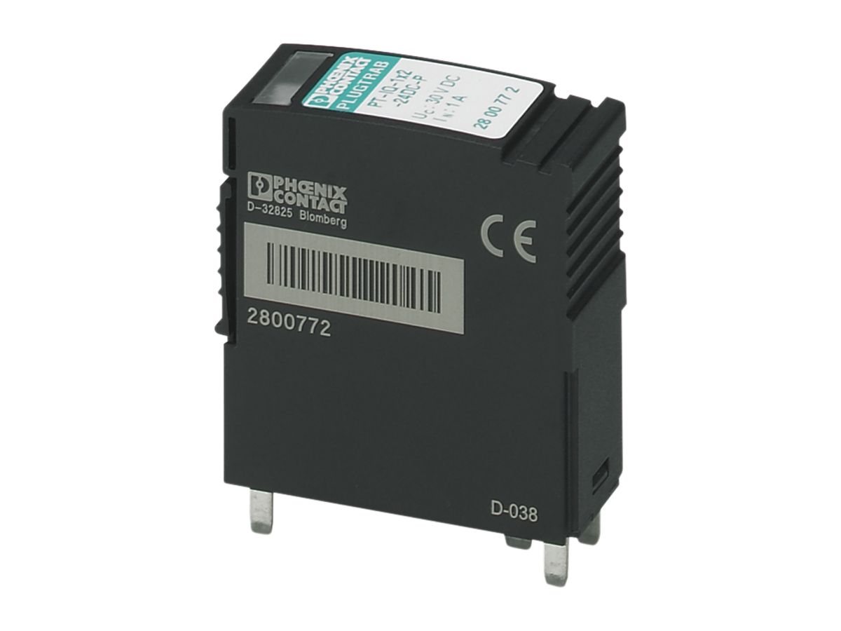 Überspannungsschutz-Stecker Phoenix Contact PT-IQ 2X1 48VDC