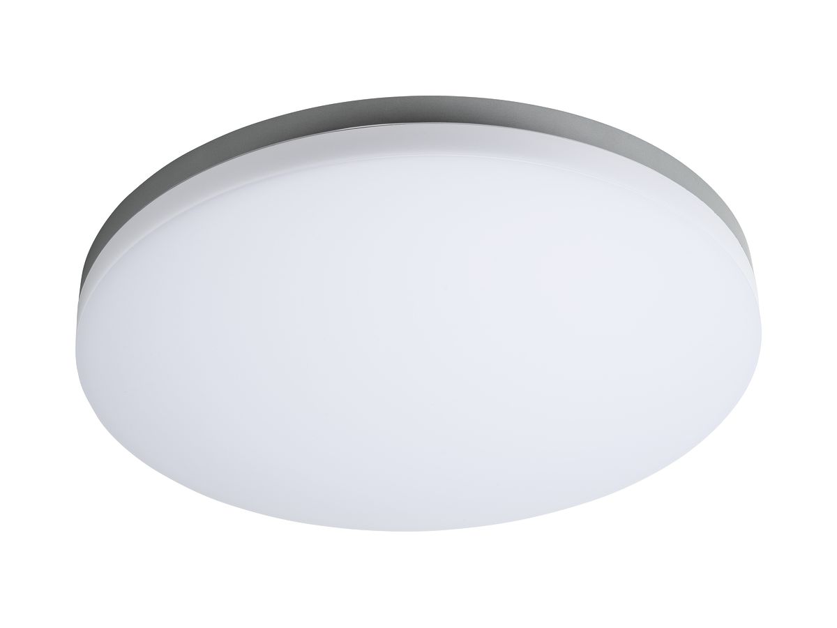 LED-Decken-/Wandleuchte SLICE CIRCLE4 29/38W 3000/4000K 4200lm IP20 DALI silber