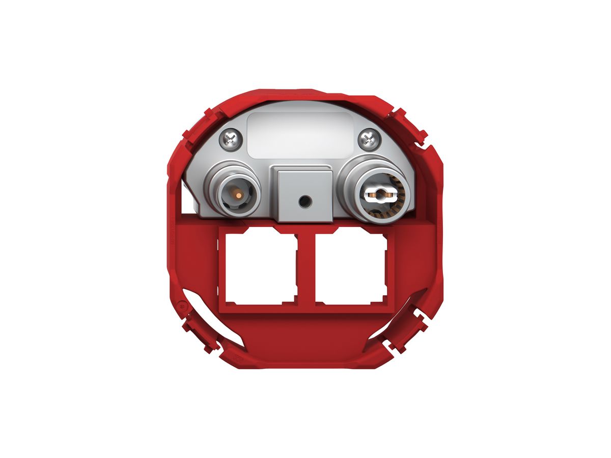 Multimediadose TV-R Feller SNAPFIX® EASYNET f.2×RJ45 S-One 4dB