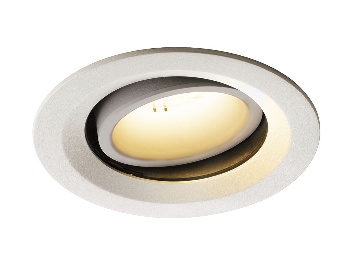 LED-Downlight SLV NUMINOS MOVE M 17.5W 1600lm 2700K 40° DIM Ø135×81mm ws/ws