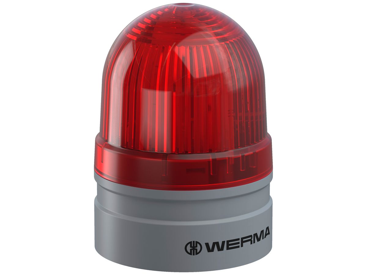 Blitzleuchte WERMA Mini TwinFLASH, 24VAC/DC, rot