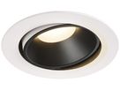 LED-Downlight SLV NUMINOS MOVE XL 37.4W 3300lm 3000K 40° DIM Ø190×118mm ws/sz