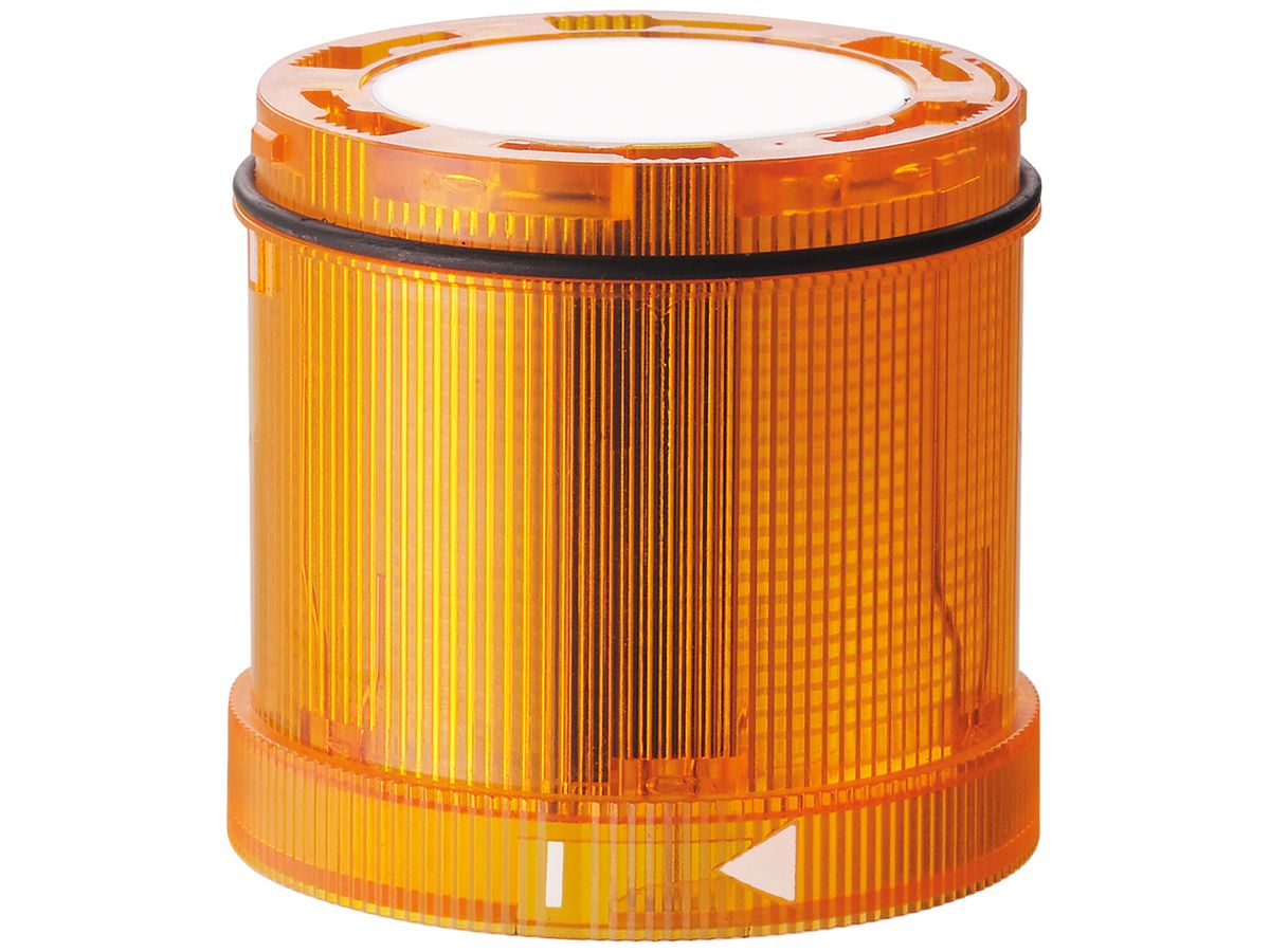 Blitz- und Dauerleuchte WERMA TwinFLASH Classic, 24VDC, 70mm, gelb