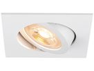 LED-Downlight SLV NEW TRIA 68 GU10 1×10W DIM 82×82mm weiss