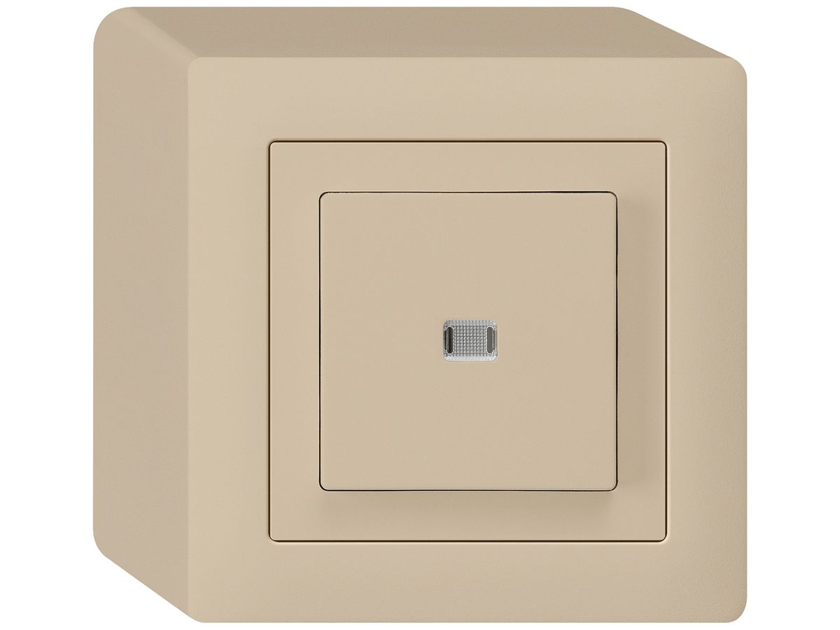 AP-Leuchtdruckschalter kallysto 3/1L beige