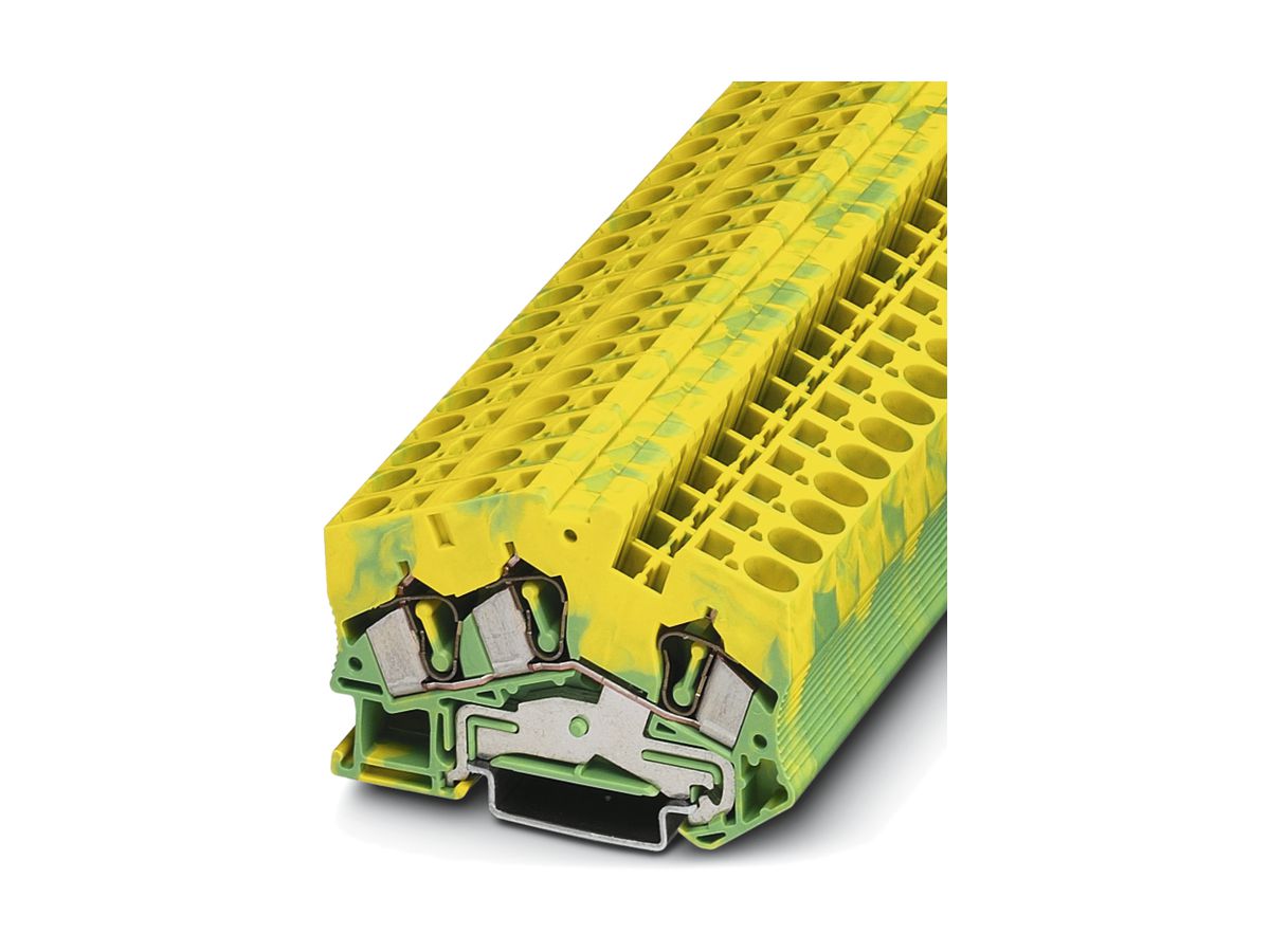 Durchgangsreihenklemme 0.2…10mm² grün-gelb STS 6-TWIN-PE