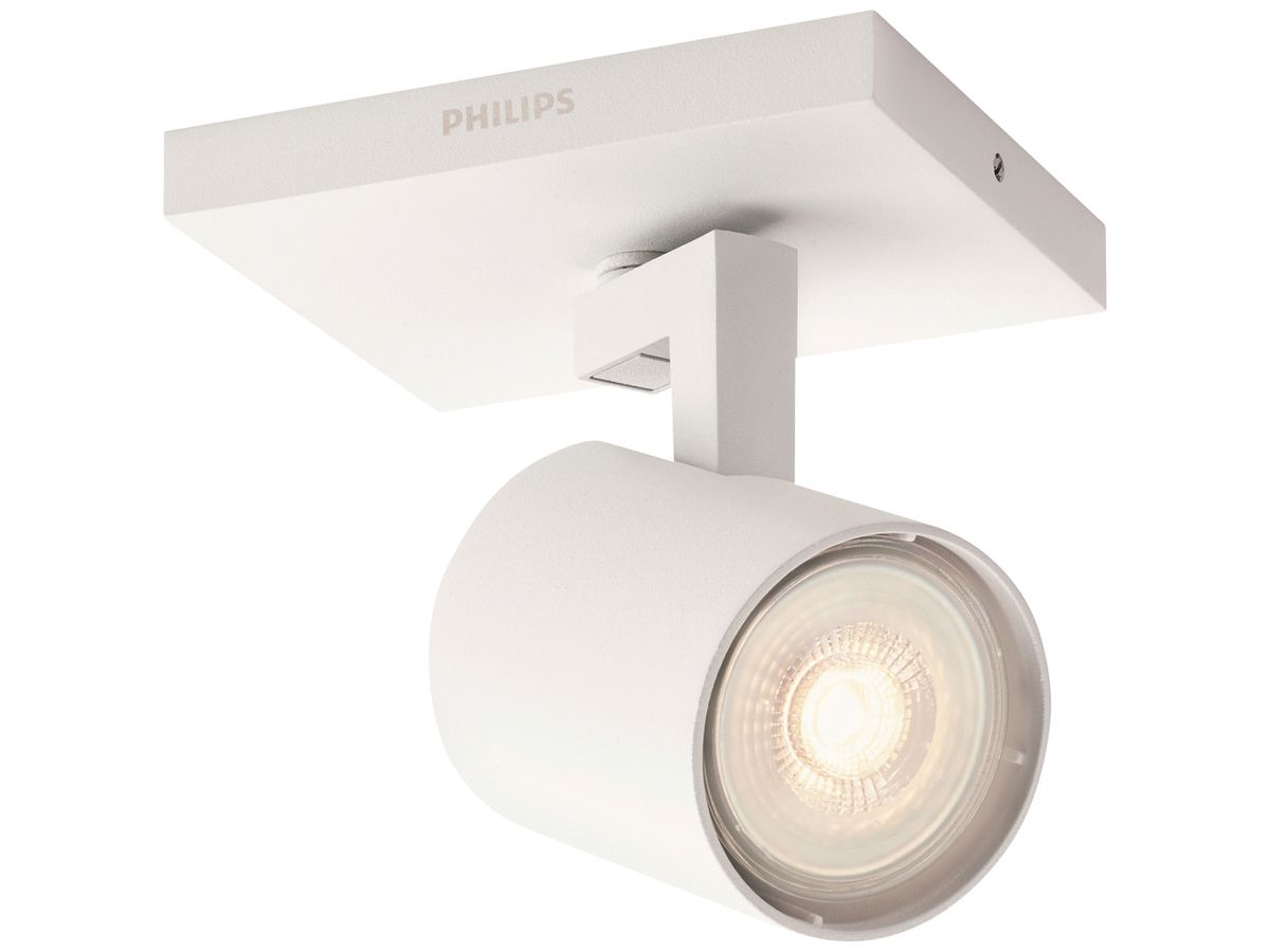 Deckenleuchte myLiving Runner, GU10 3.5W 2700K LED 90×107×110mm IP20 weiss